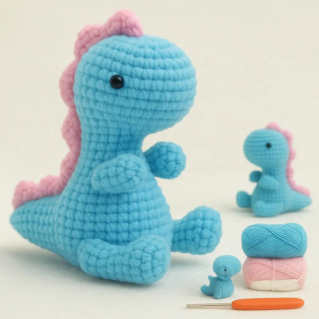 Kit Crochet Débutant - Dinosaure