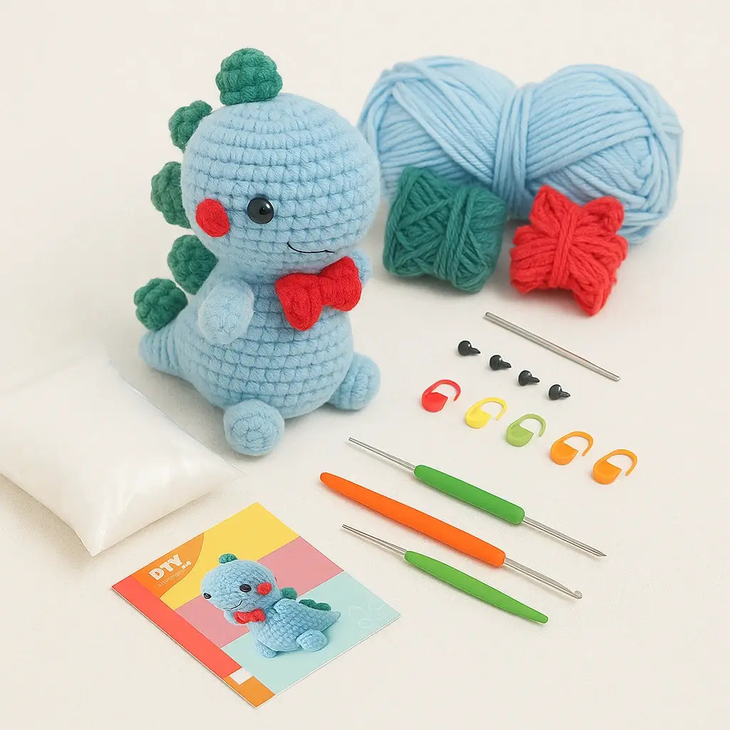 Kit Crochet Débutant - Dinosaure