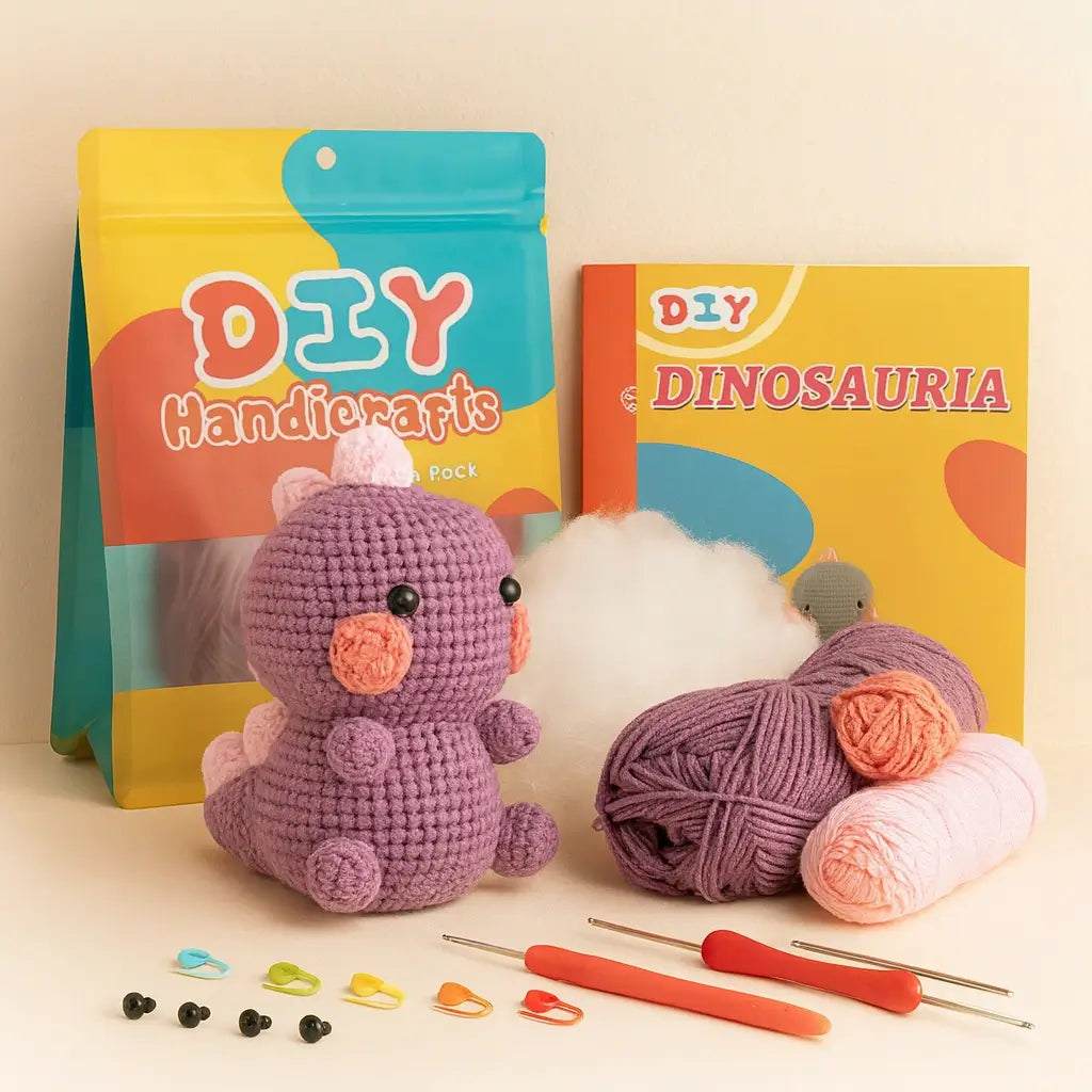 Kit Crochet Débutant - Dinosaure