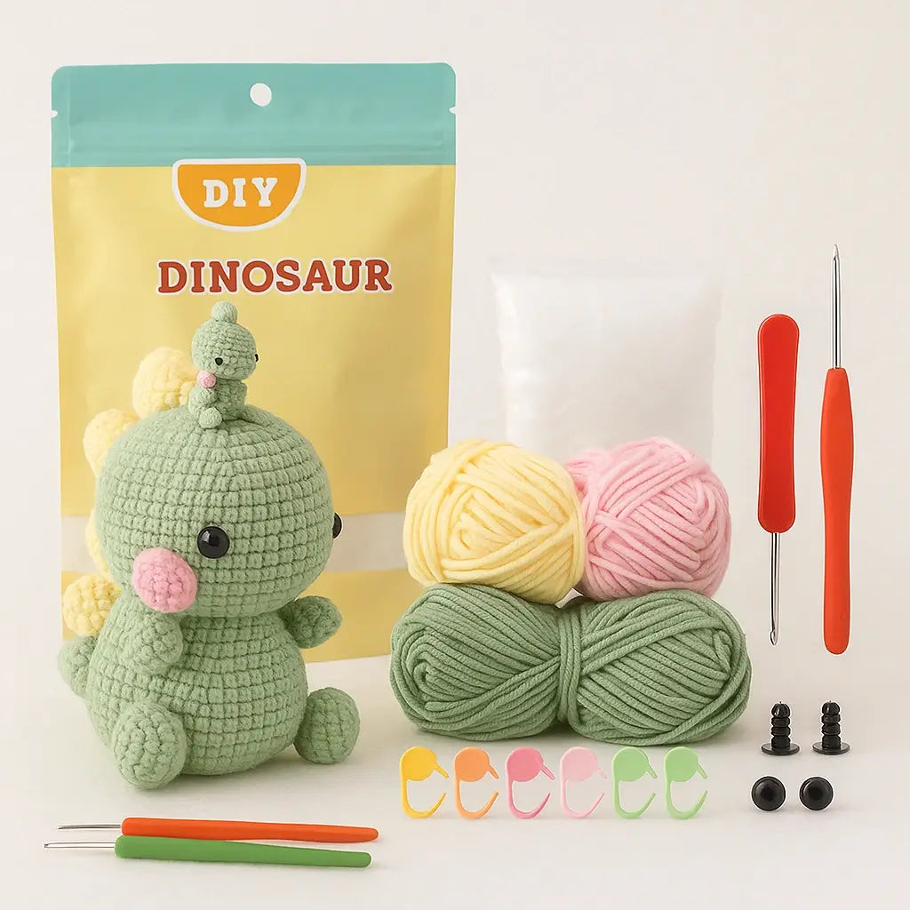 Kit Crochet Débutant - Dinosaure