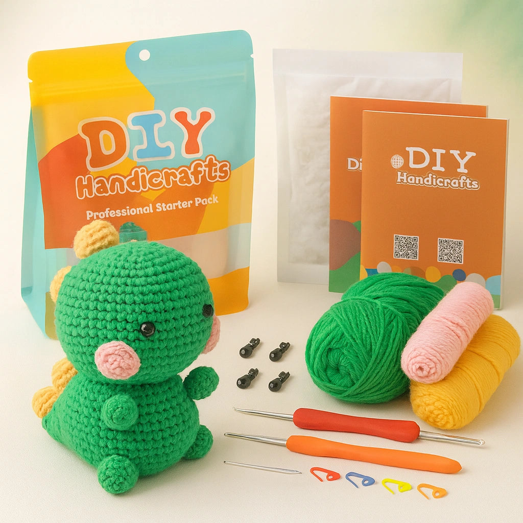 Kit Crochet Débutant - Dinosaure