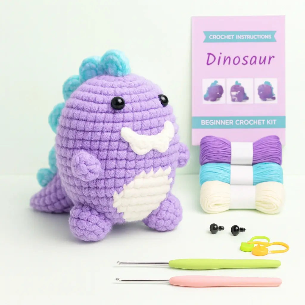 Kit Crochet Débutant - Dinosaure